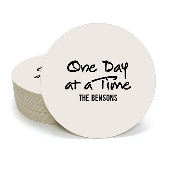 Studio One Day At A Time Round Coasters